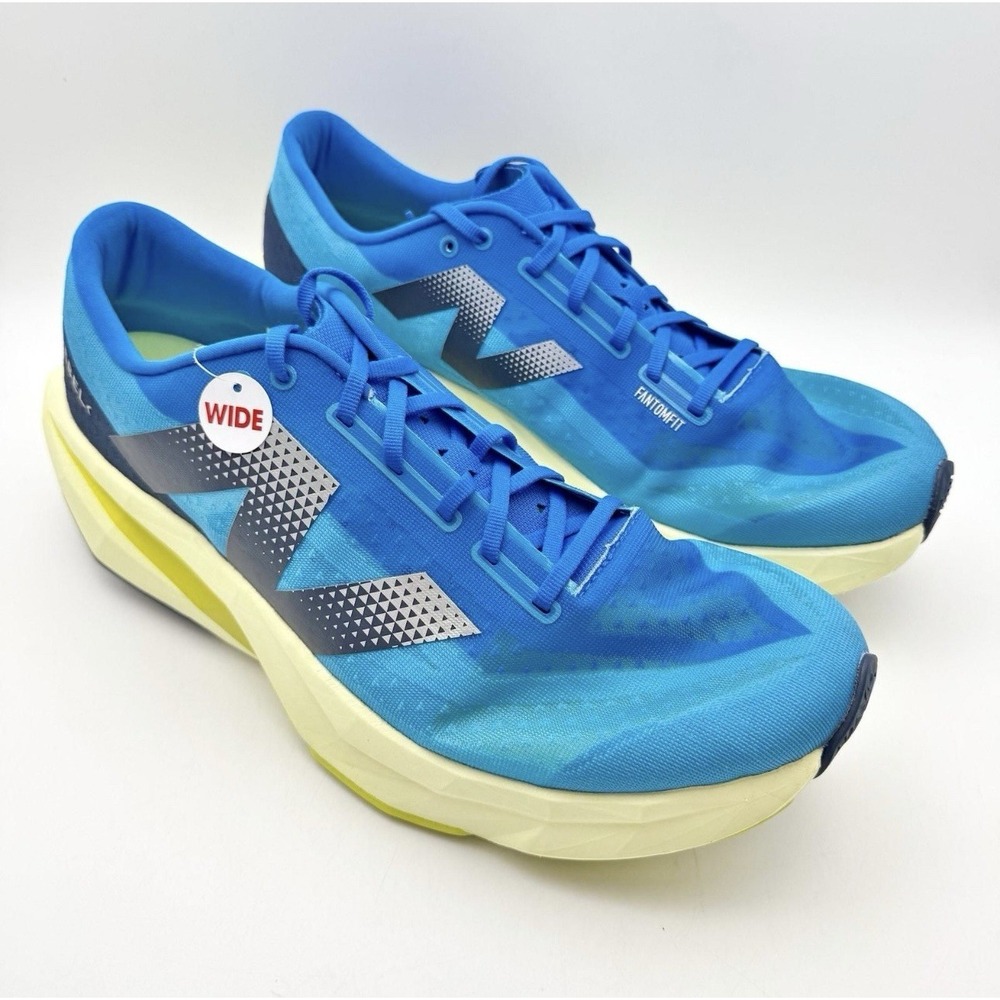 New Balance‎ FuelCell Rebel v4 Spice Blue Limelight Mens Size 15 2E MFCXLQ4